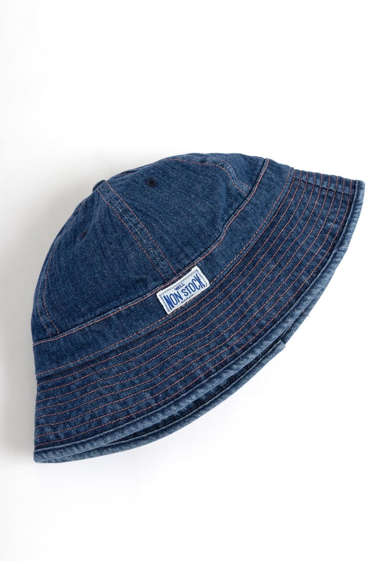 Non Stock MFG - Bucket Hat - Contrast Stitch Denim Product Image