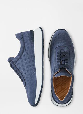 Peter Millar Mens Wayfare Runner | Color: Navy | Size: 12 Product Image