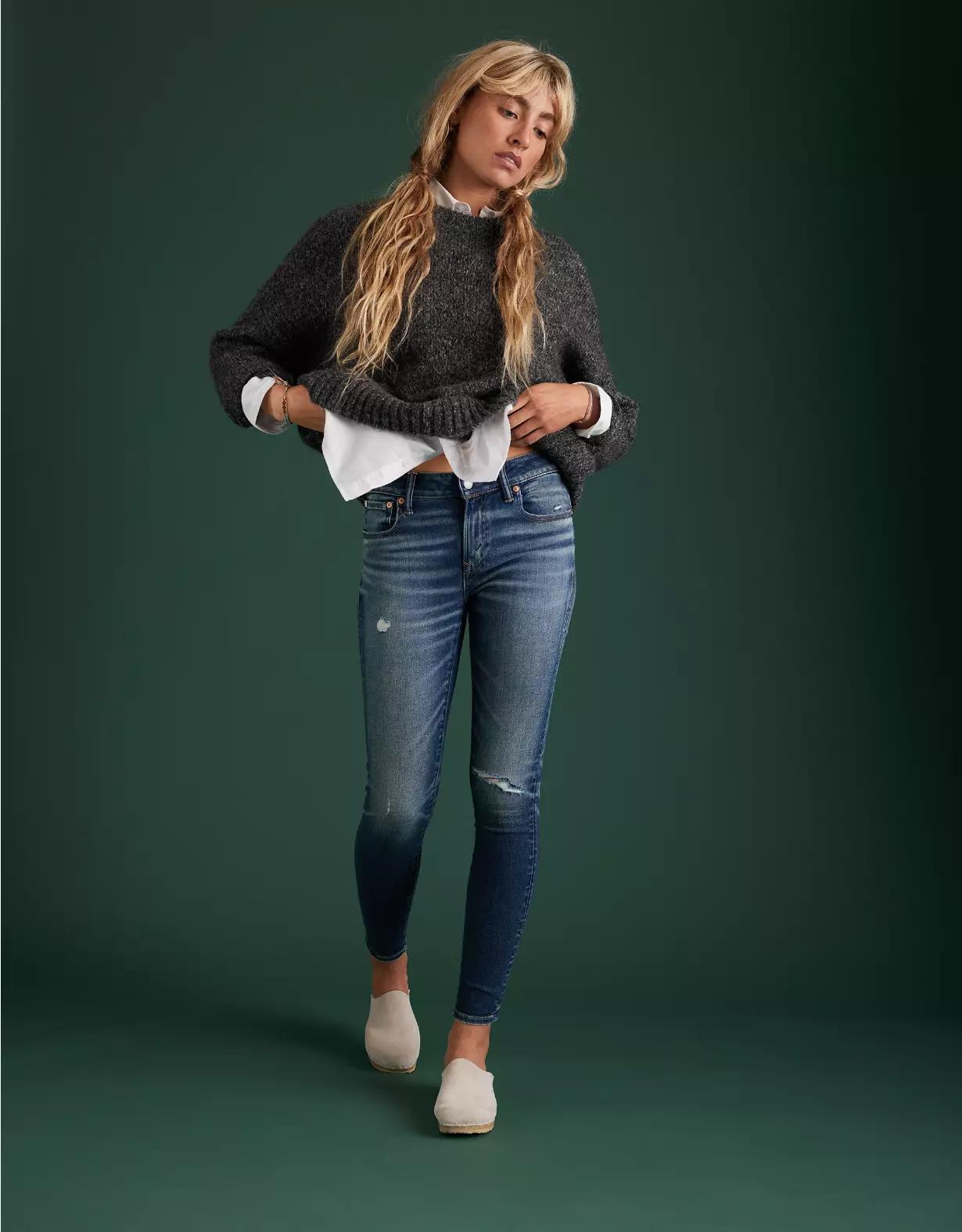 AE77 Premium Low-Rise Jegging Product Image