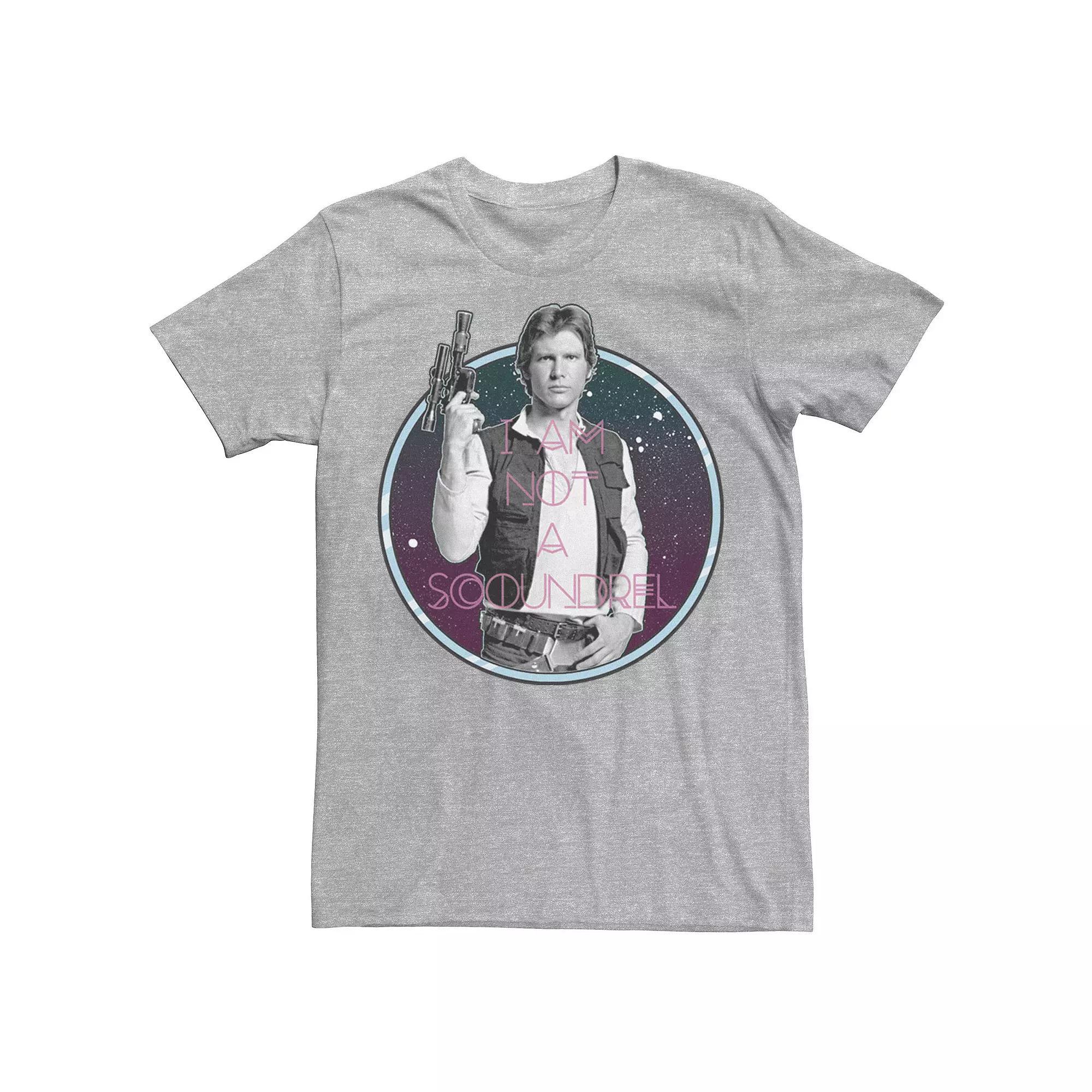 Men's Star Wars Han Solo Not a Scoundrel Classic Pose Tee,  Product Image