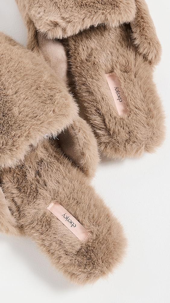 Eberjey Plush Mule Slippers | Shopbop Product Image