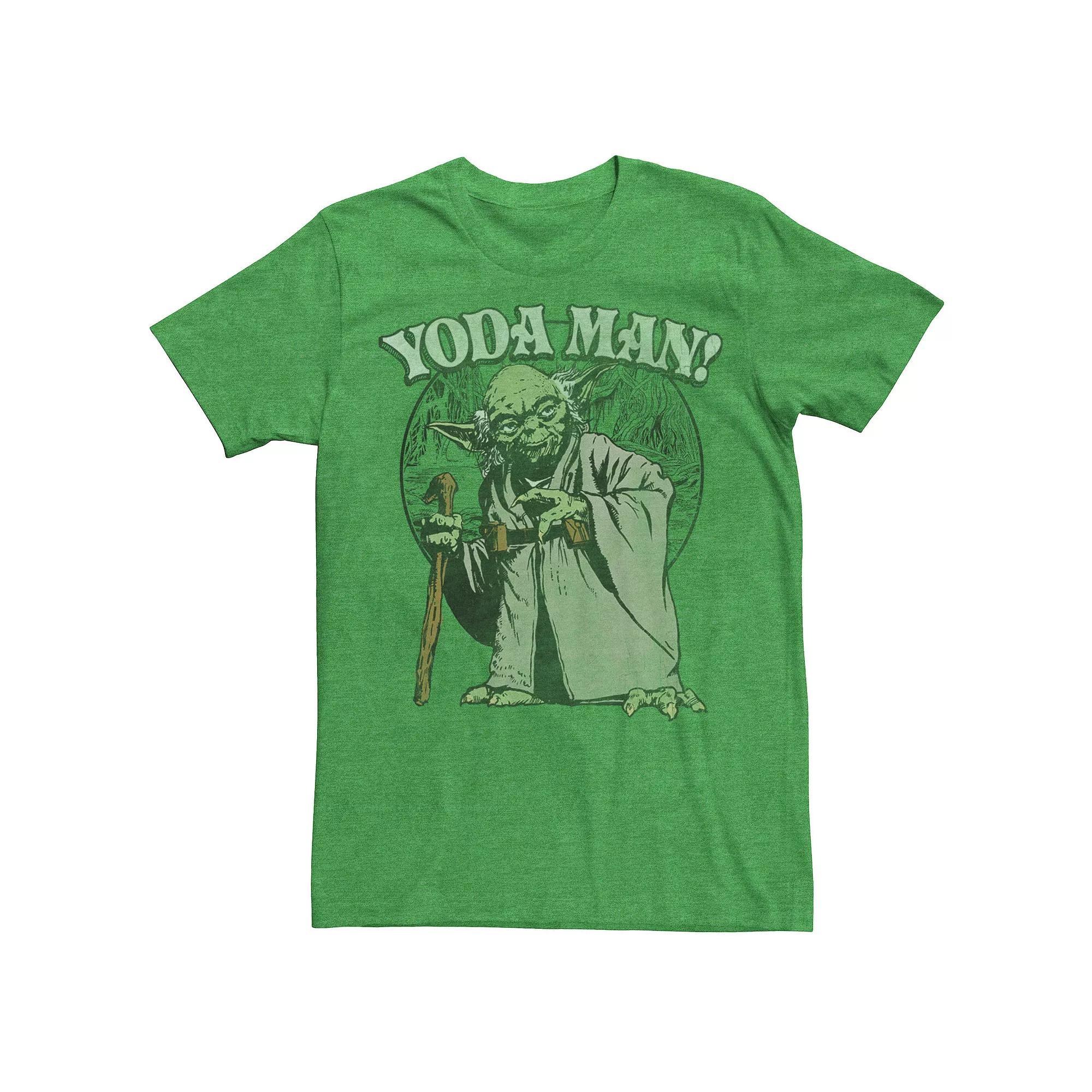 Men's Star Wars Yoda Man Tee,  Product Image