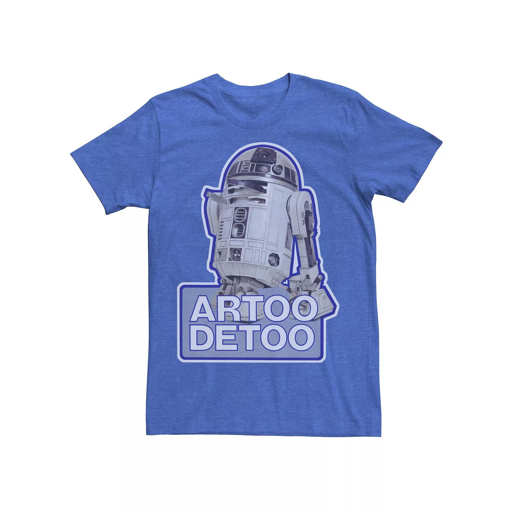 Men's Star Wars Artoo Detoo R2-D2 Sound It Out Tee, Size: Medium, Royal Grey Product Image