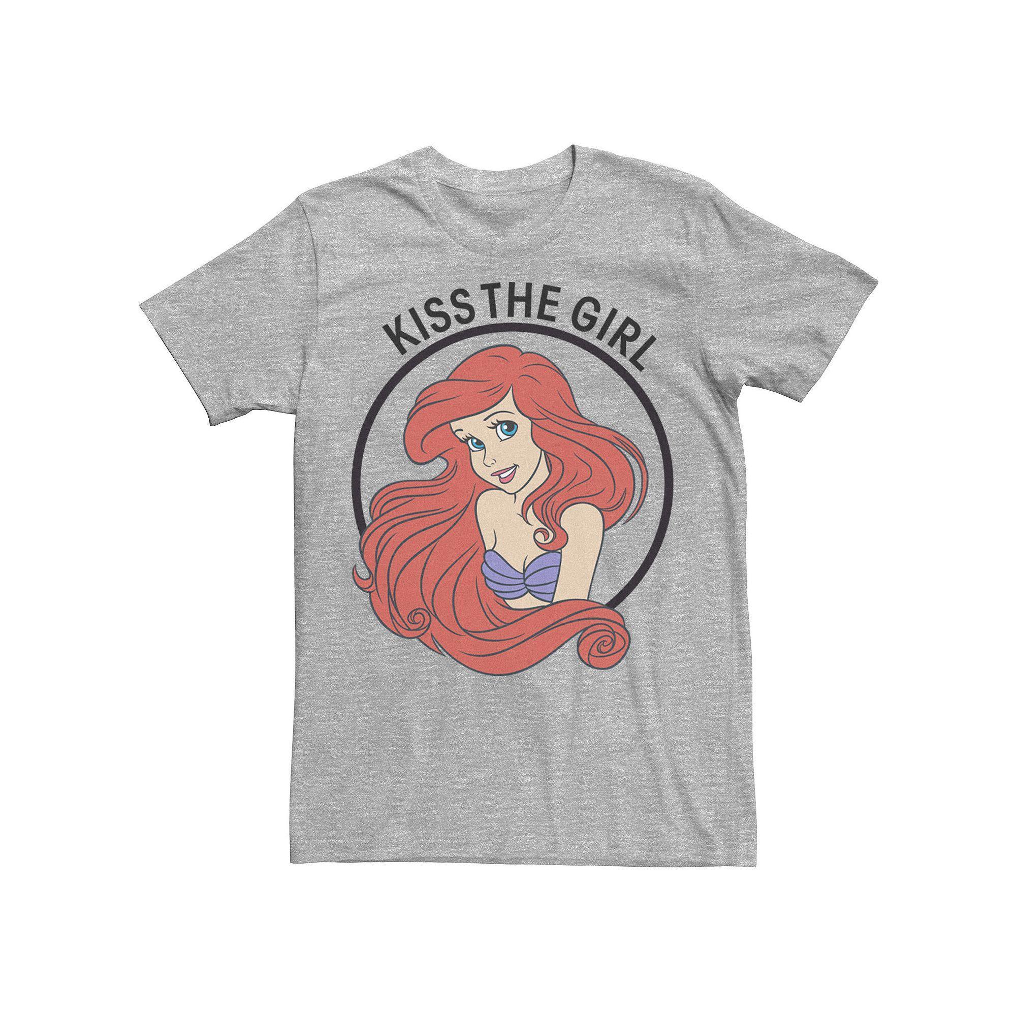Disney's The Little Mermaid Ariel Men's Go On & Kiss The Girl Tee,  Product Image