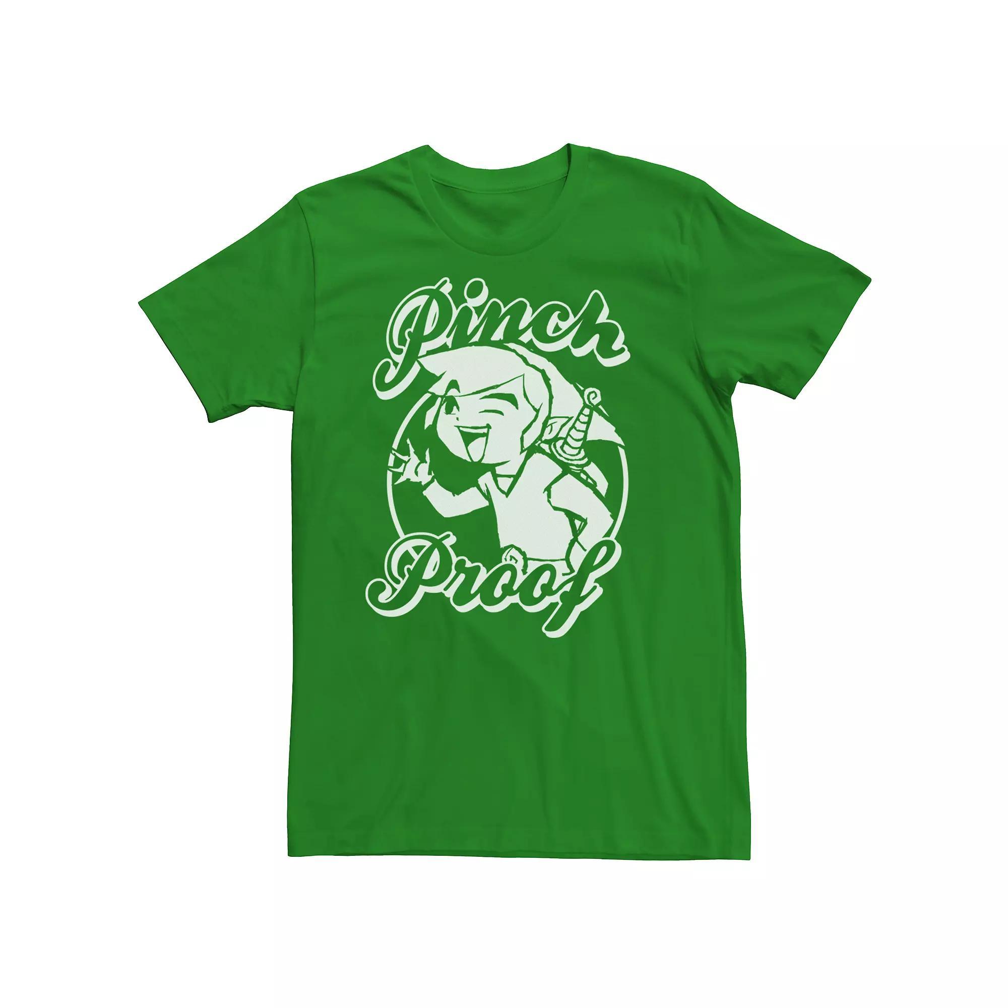 Men's Nintendo Zelda Pinch St. Patricks Tee,  Product Image