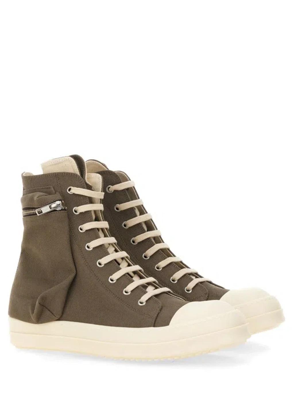 RICK OWENS DRKSHDW Cargo Sneaker In Beige Product Image