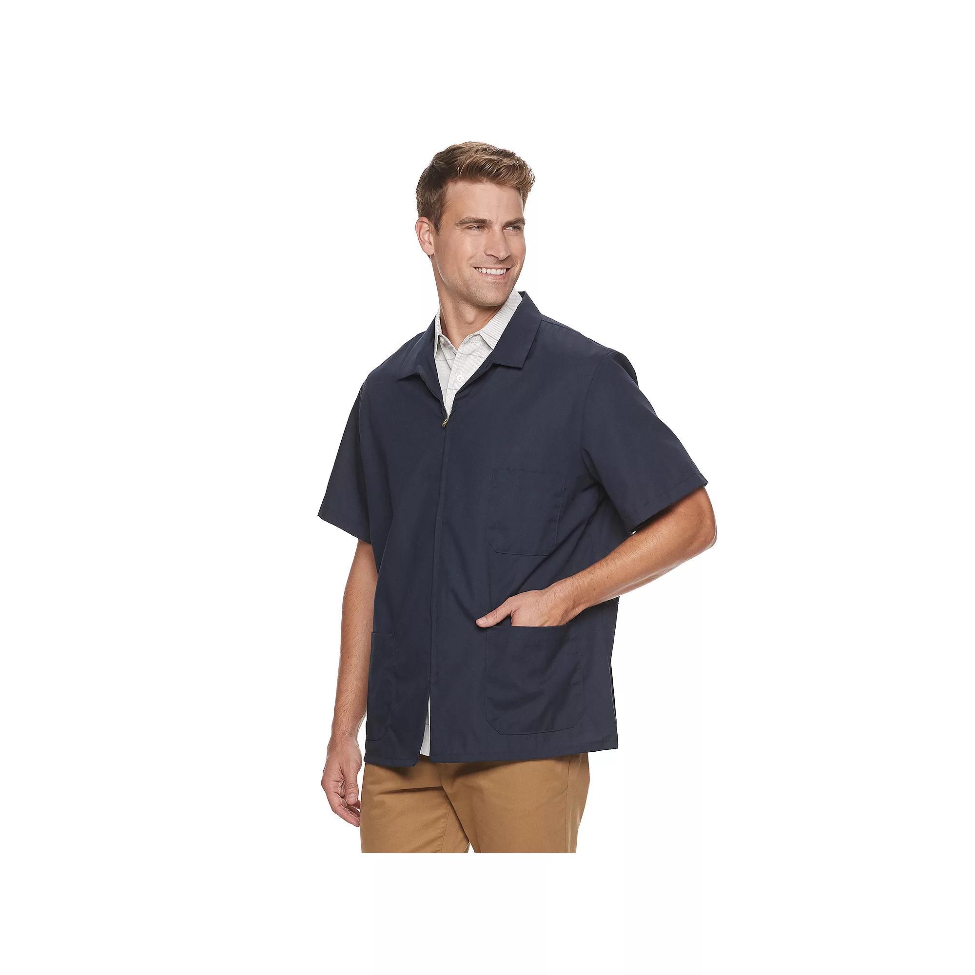 Men's Red Kap Zip-Front Smock, Size: XXL, Blue Product Image