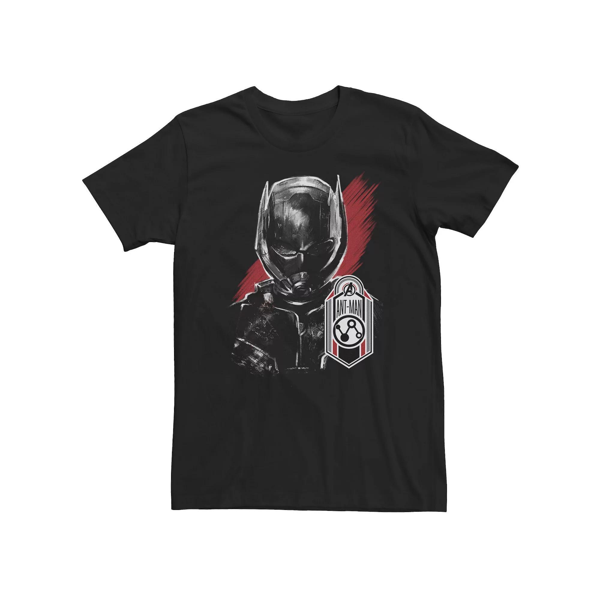 Big & Tall Marvel Avengers Endgame Ant-Man Tag Poster Tee, Men's, Size: 5XL, Black Product Image