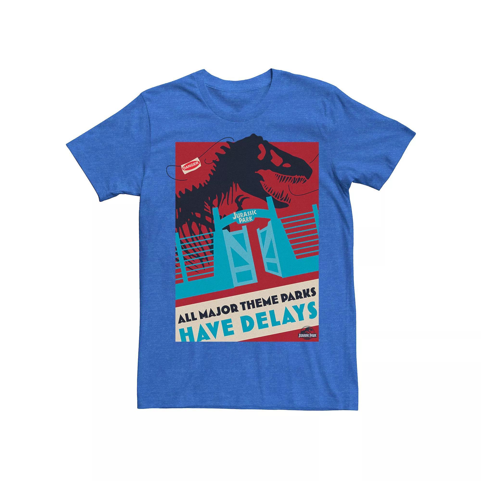 Men's Jurassic Park Delays Simple Gate Tee,  Product Image