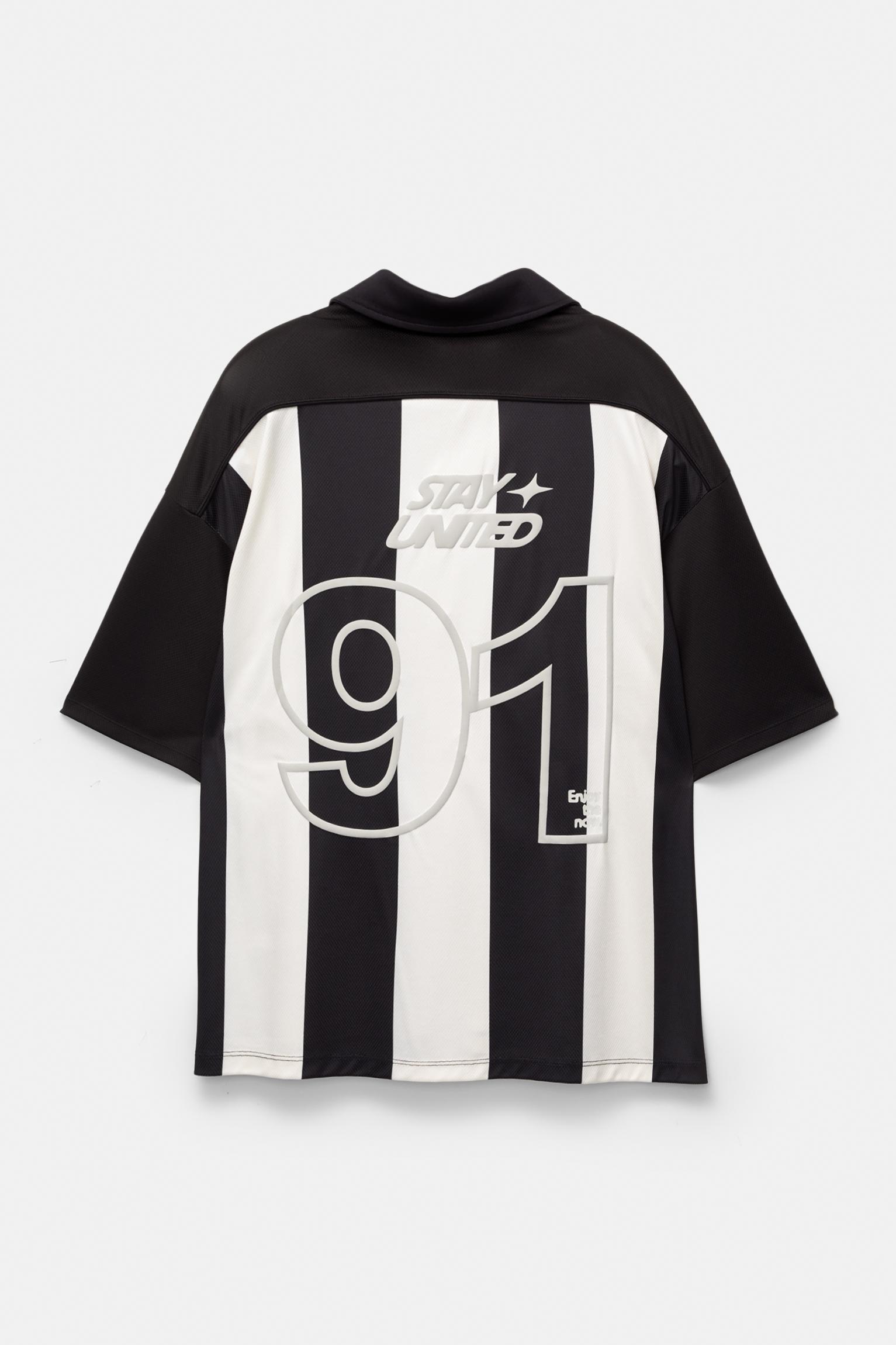 Striped STWD soccer T-shirt Product Image