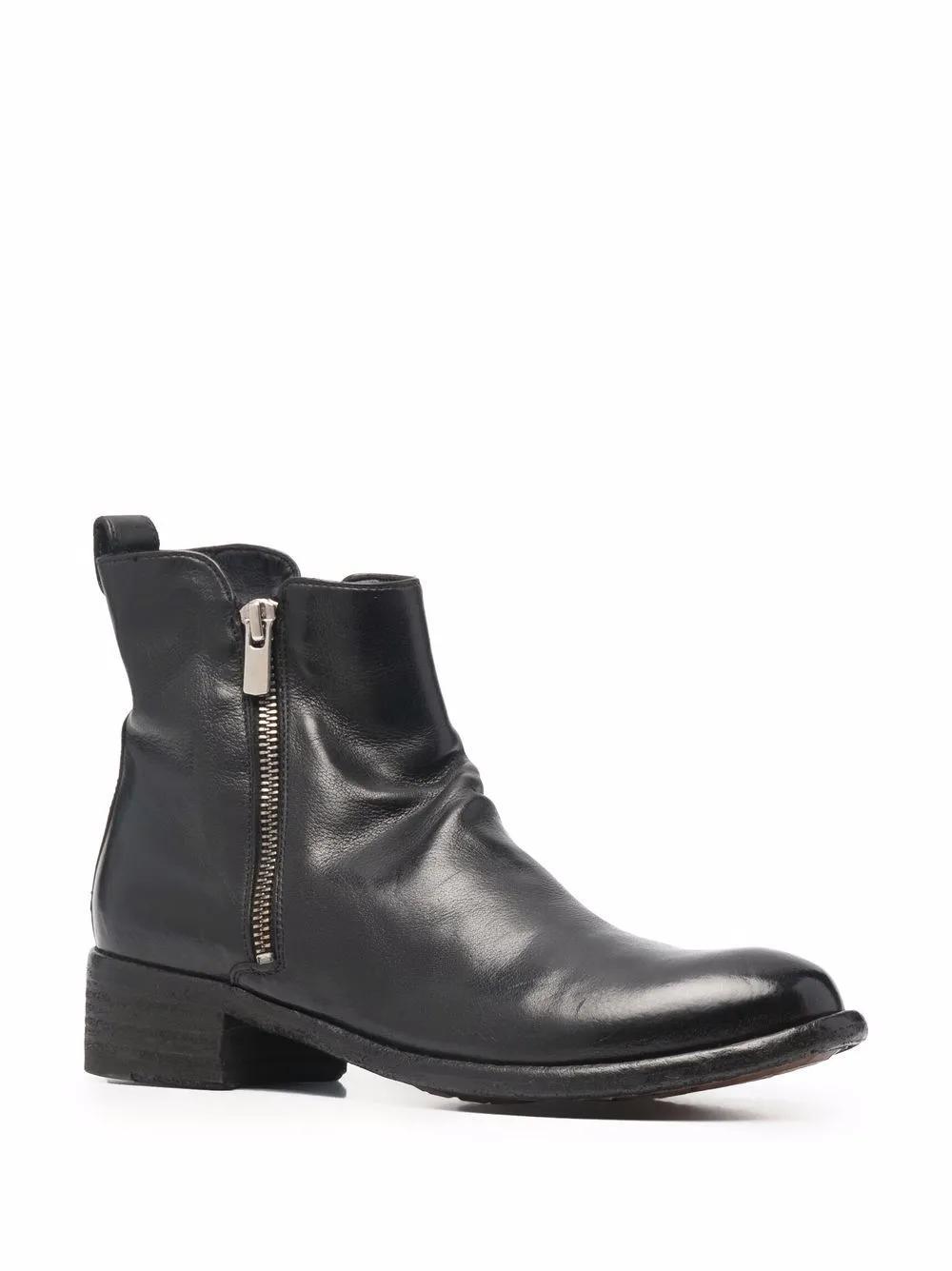 OFFICINE CREATIVE Lison Leather Boot In Schwarz Product Image