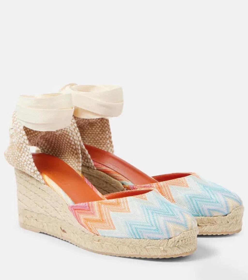 MISSONI Eva 60 Espadrille Wedges In Multicolor Product Image