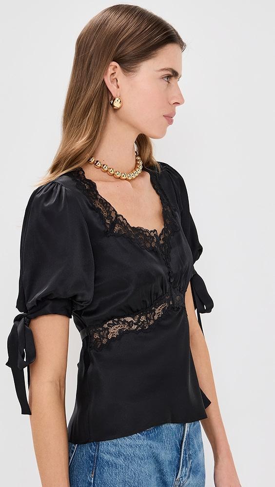 Reformation Dolly Silk Top | Shopbop Product Image