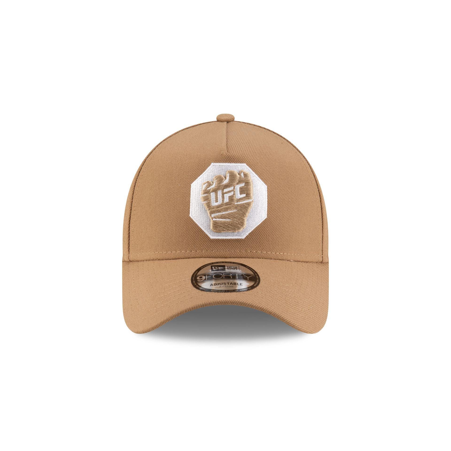 UFC Mexico Khaki Glove 9FORTY A-Frame Snapback Hat Male Product Image