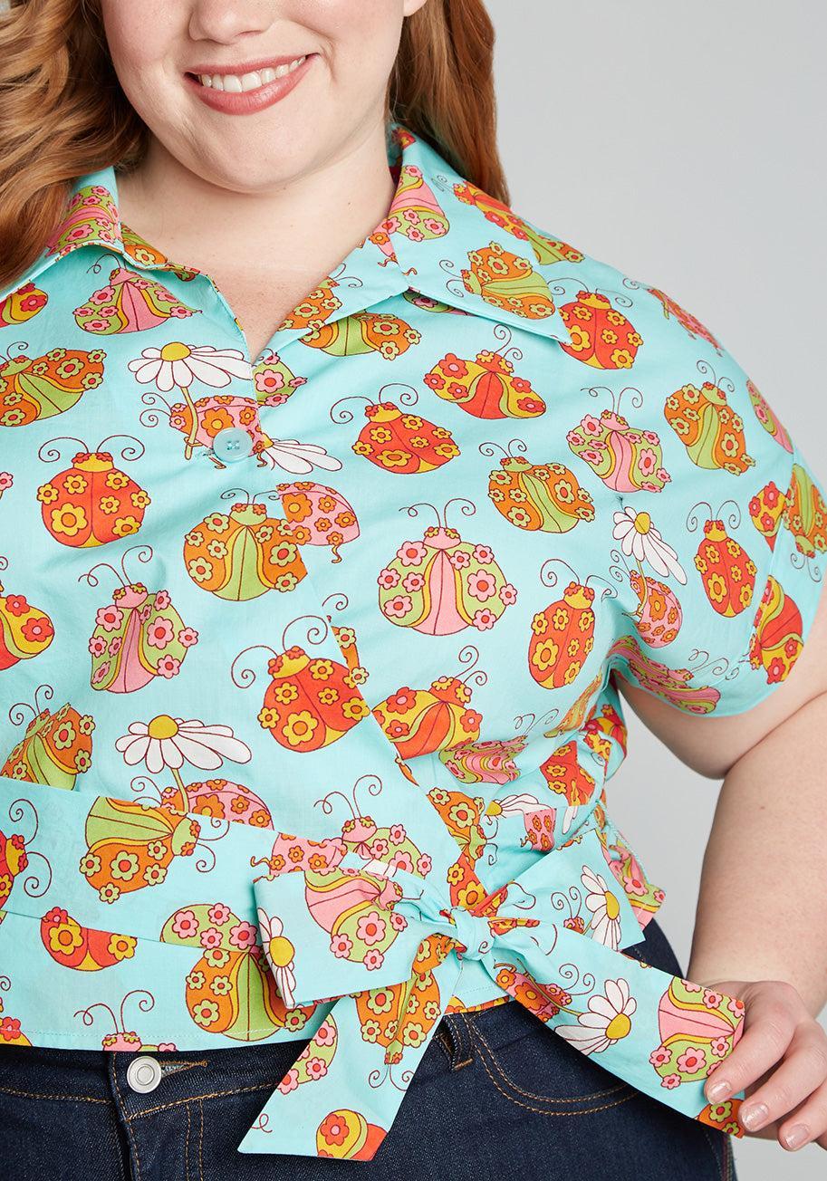 ModCloth x Marisol Muro Fabulous Fantasies Wrap Top Product Image