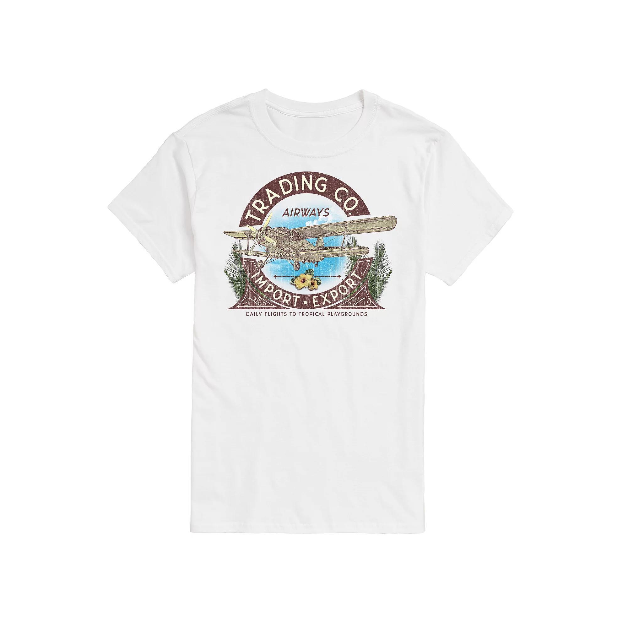 Big & Tall Trading Co Airways Tee, Men's,  Product Image