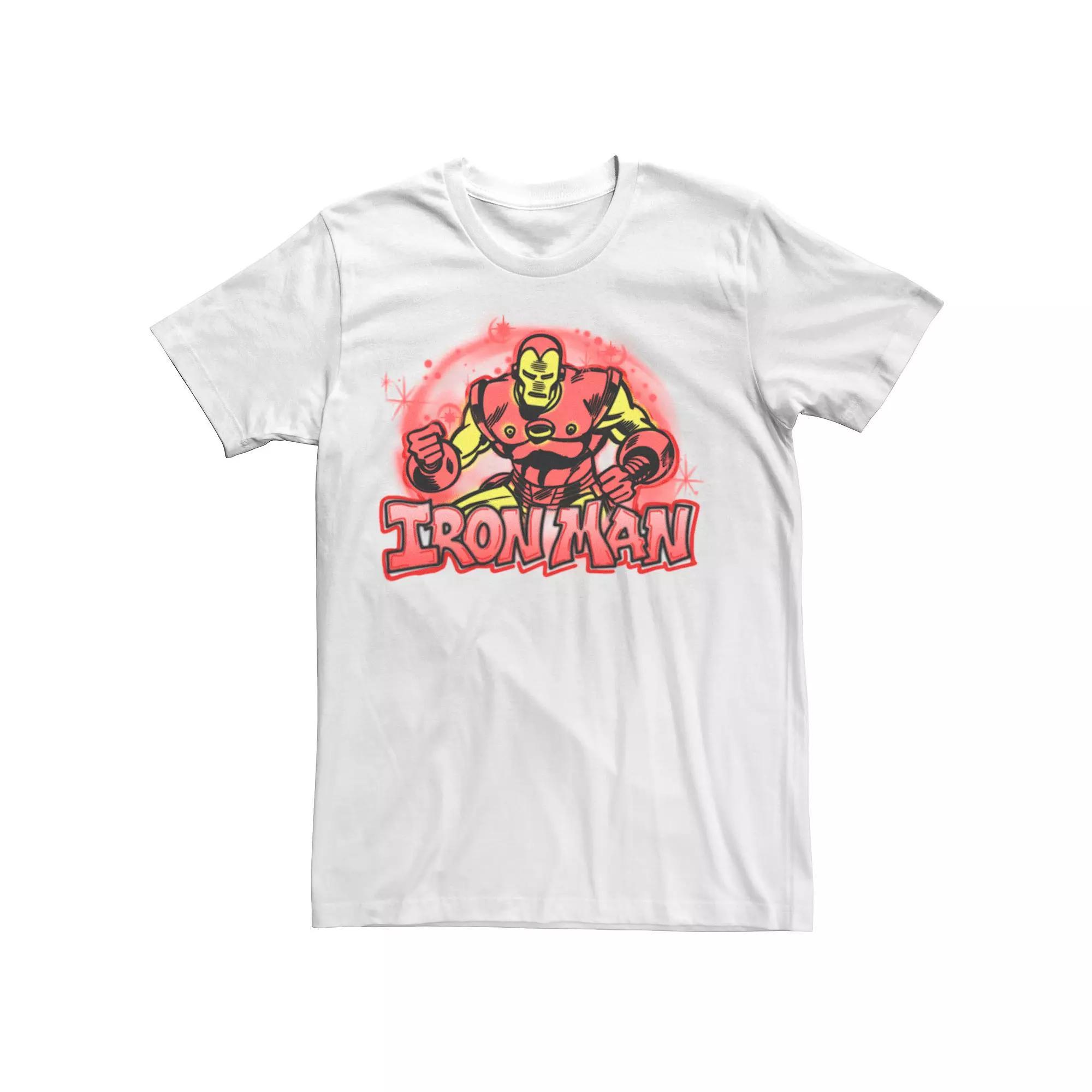 Men's Marvel Airbrushed Iron Man Tee,  Product Image