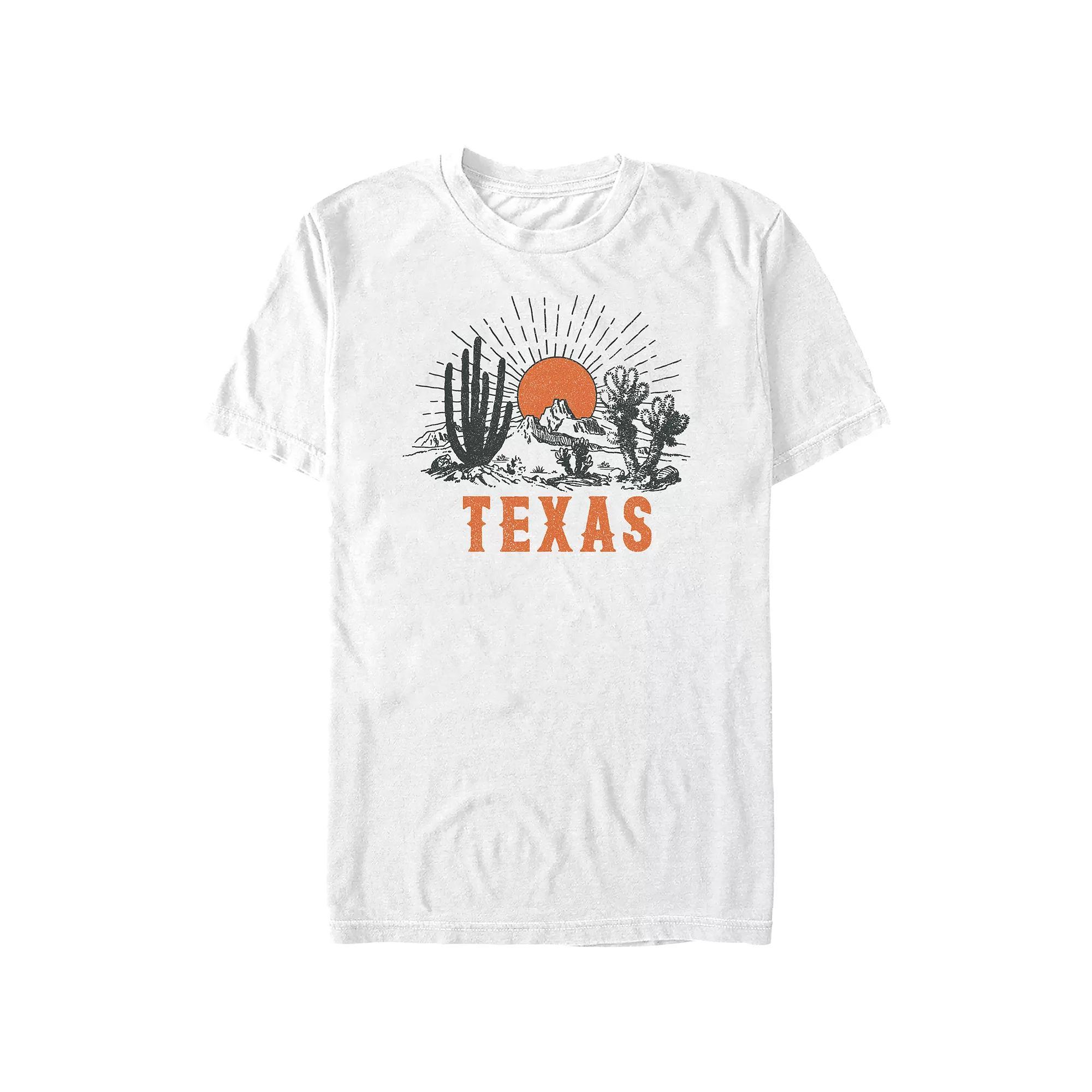 Big & Tall Texas Desert Graphic Tee, Men's, Size: 4XL Tall, White Product Image