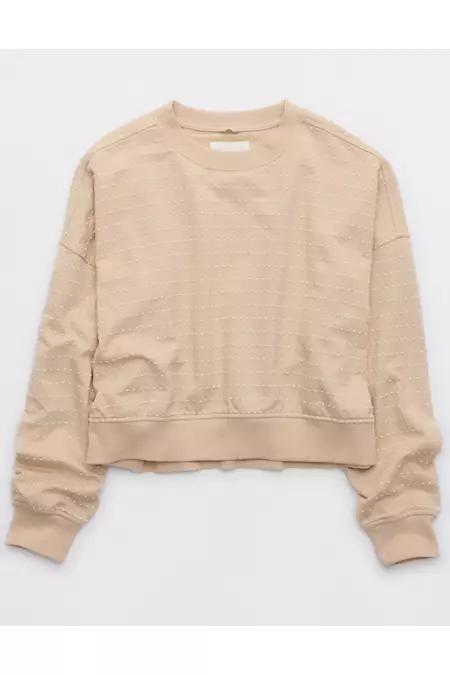 Aerie Take It Easy Crew Sweatshirt Women's Product Image