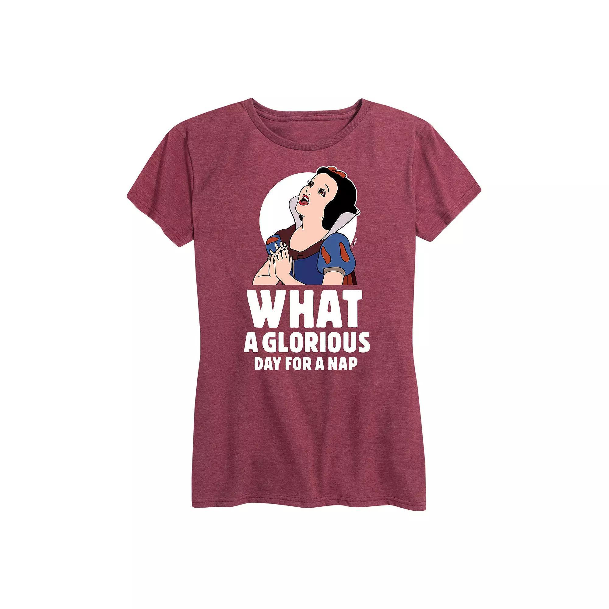 Disney Princess Snow White Women's Nap Graphic Tee, Girl's,  Product Image