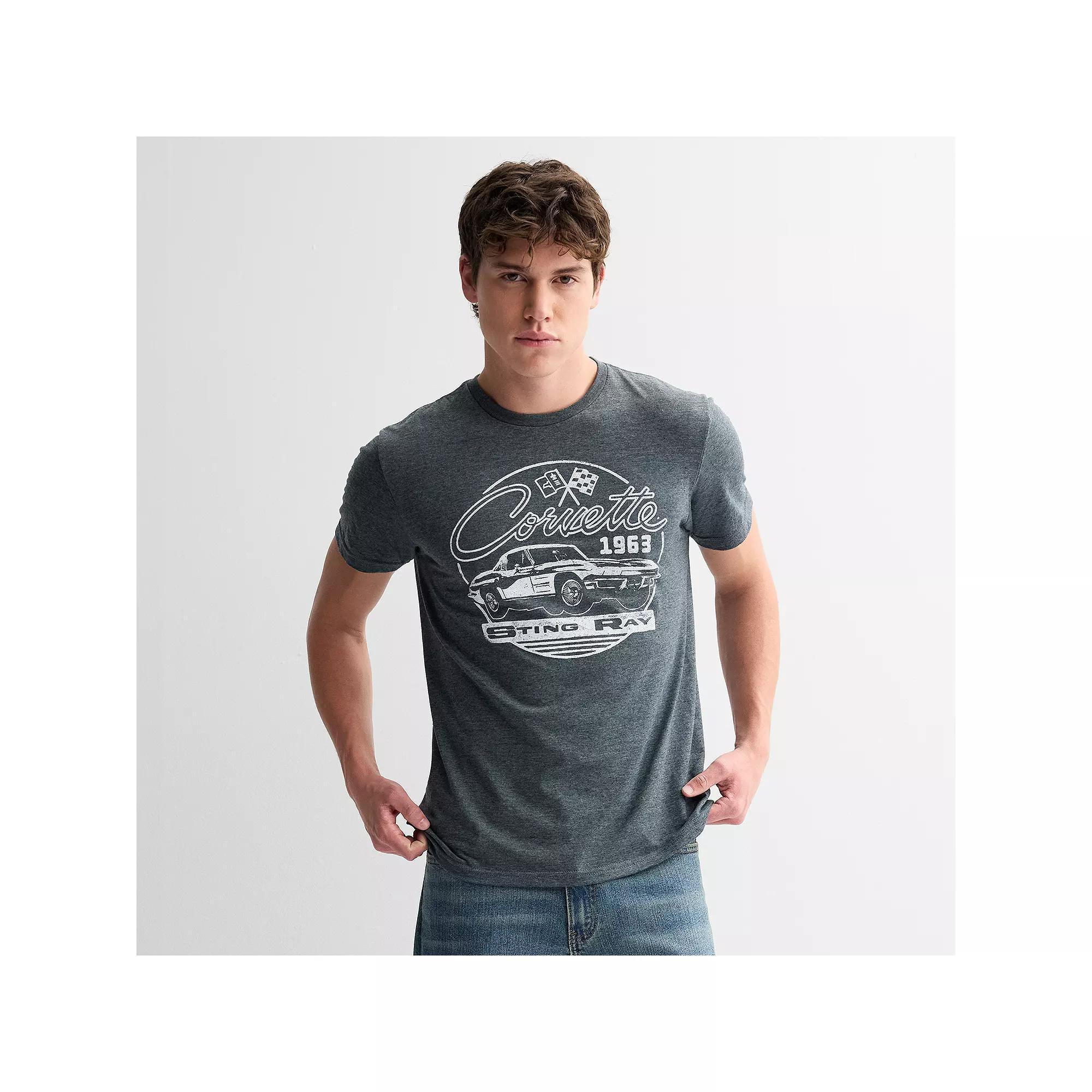 Mens Corvette 1963 Sting Ray Tee Grey Heather Product Image