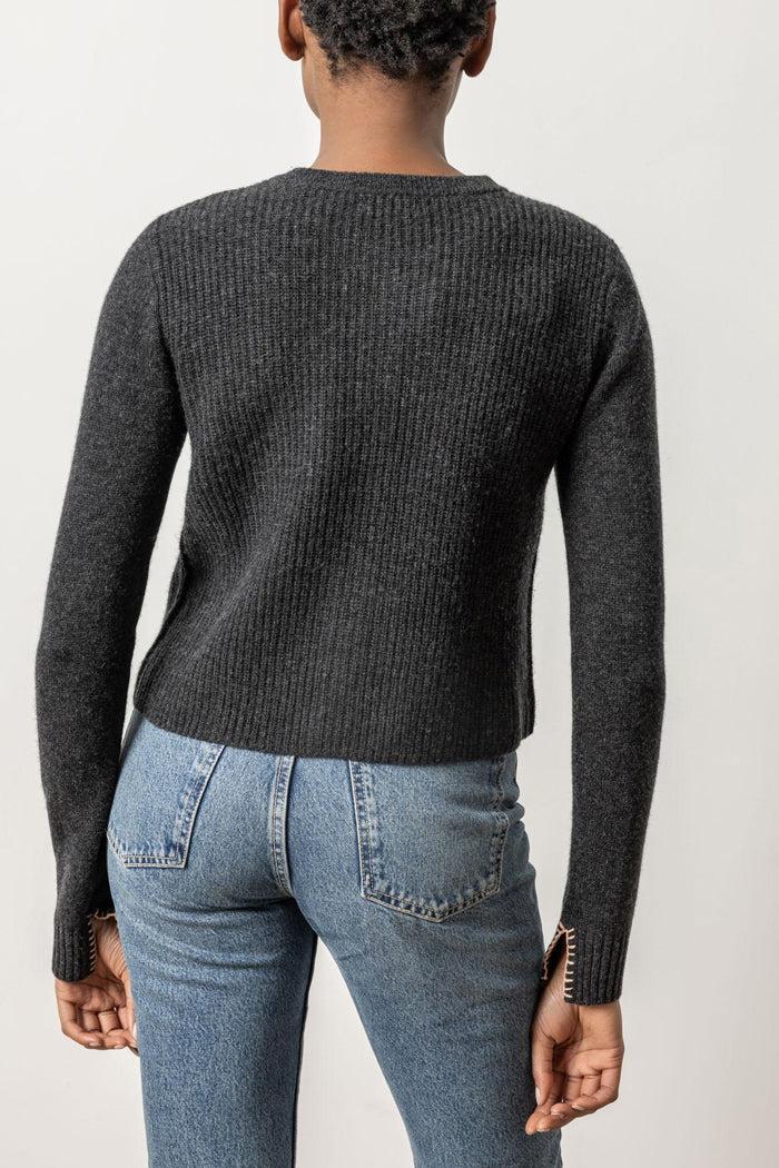 Ribbed Cardigan Sweater Product Image