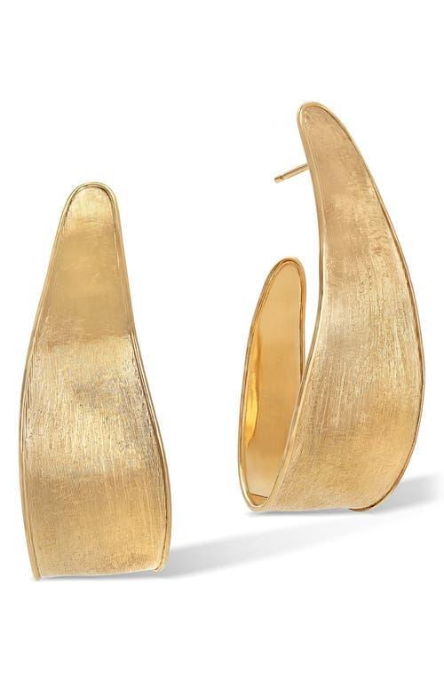 Marco Bicego 18K Yellow Gold Lunaria Small Hoop Earrings Product Image