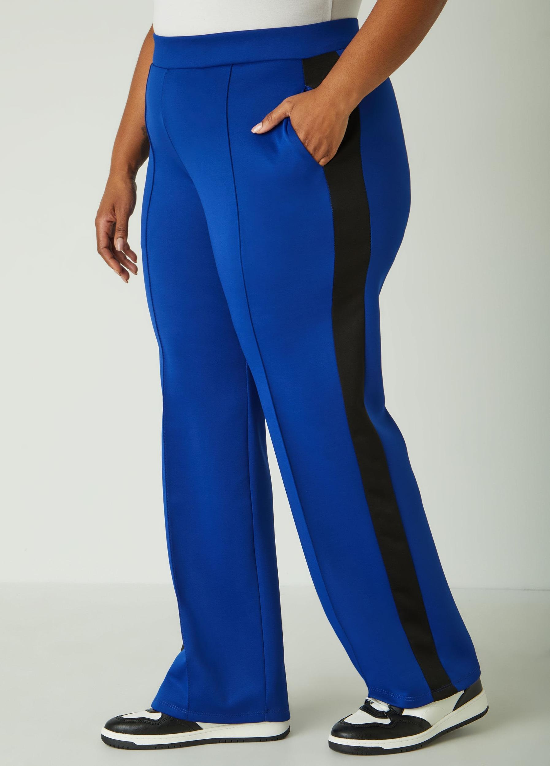 Seamed Striped Track Pants Product Image