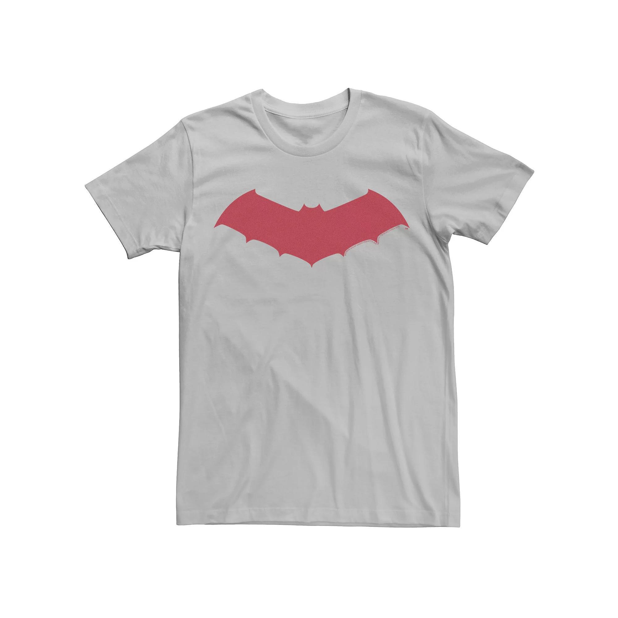 Men's DC Comics Batman Red Chest Logo Tee,  Product Image