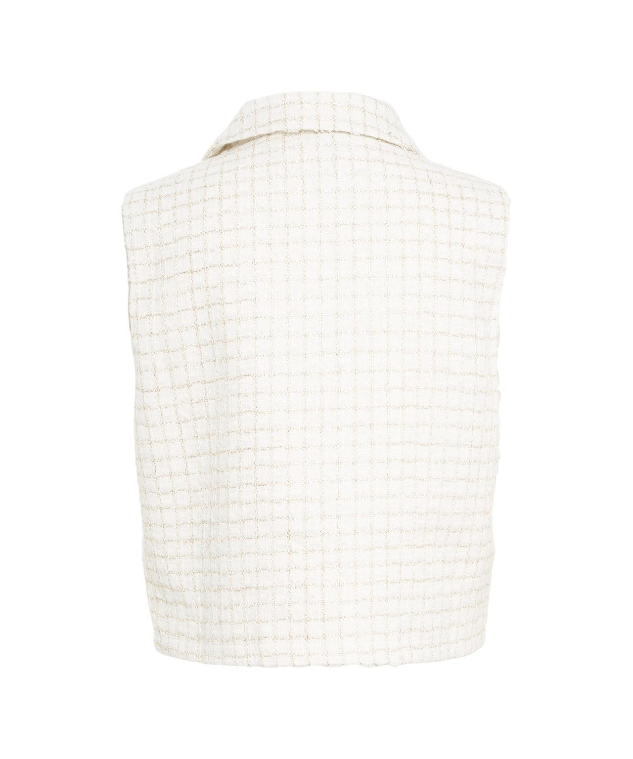 Short tweed vest Product Image