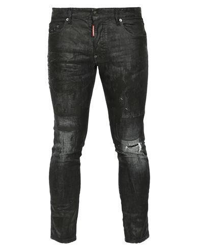 DSQUARED2 Man Jeans Black Size 44 Cotton, Elastane Product Image