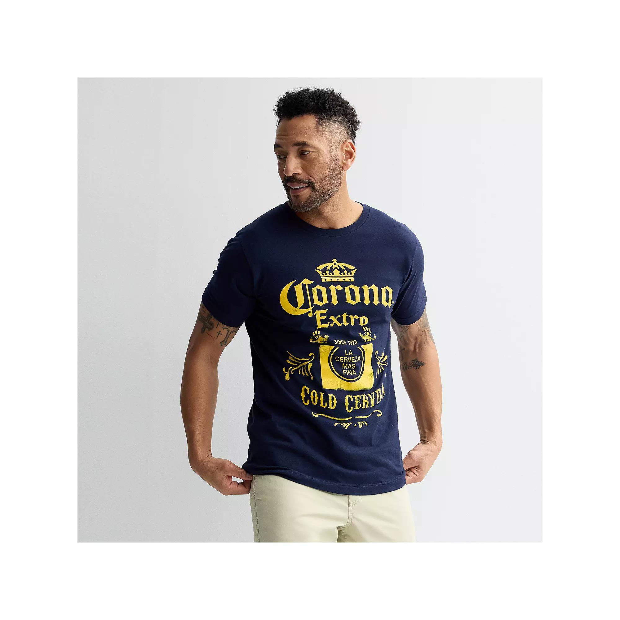 Men's Bioworld Corona Extra Cold Cerveza Graphic Tee,  Product Image