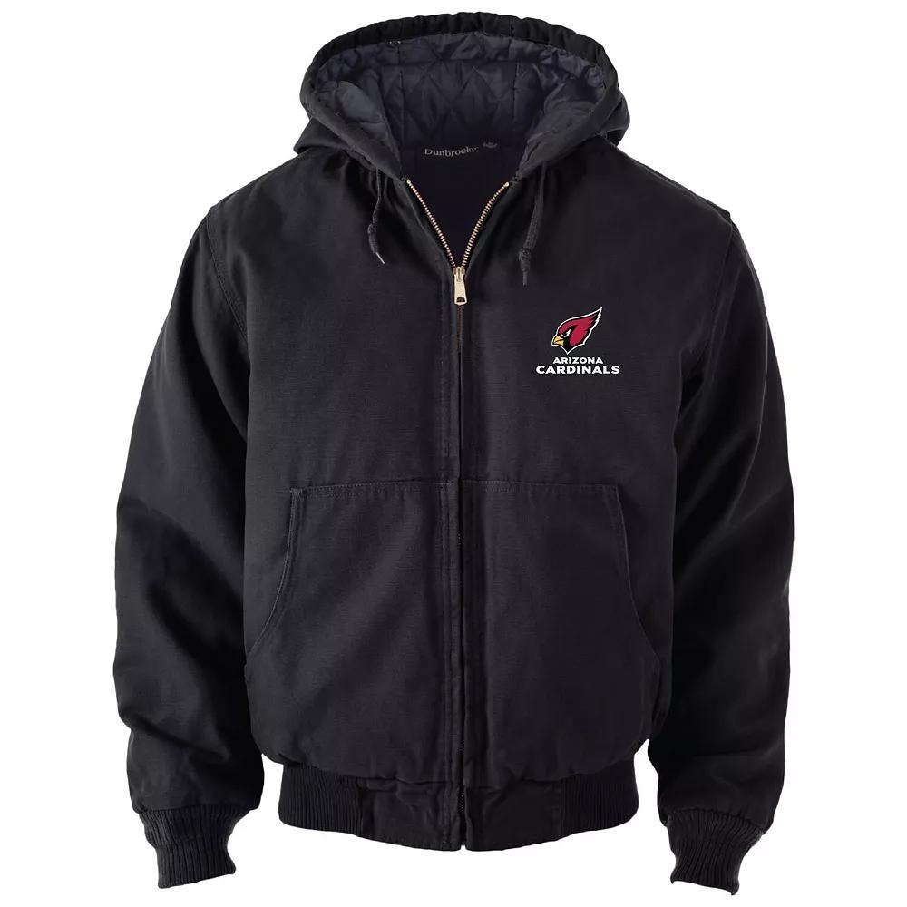 Men's Dunbrooke Black Arizona Cardinals Dakota Cotton Canvas Hooded Jacket,  Product Image