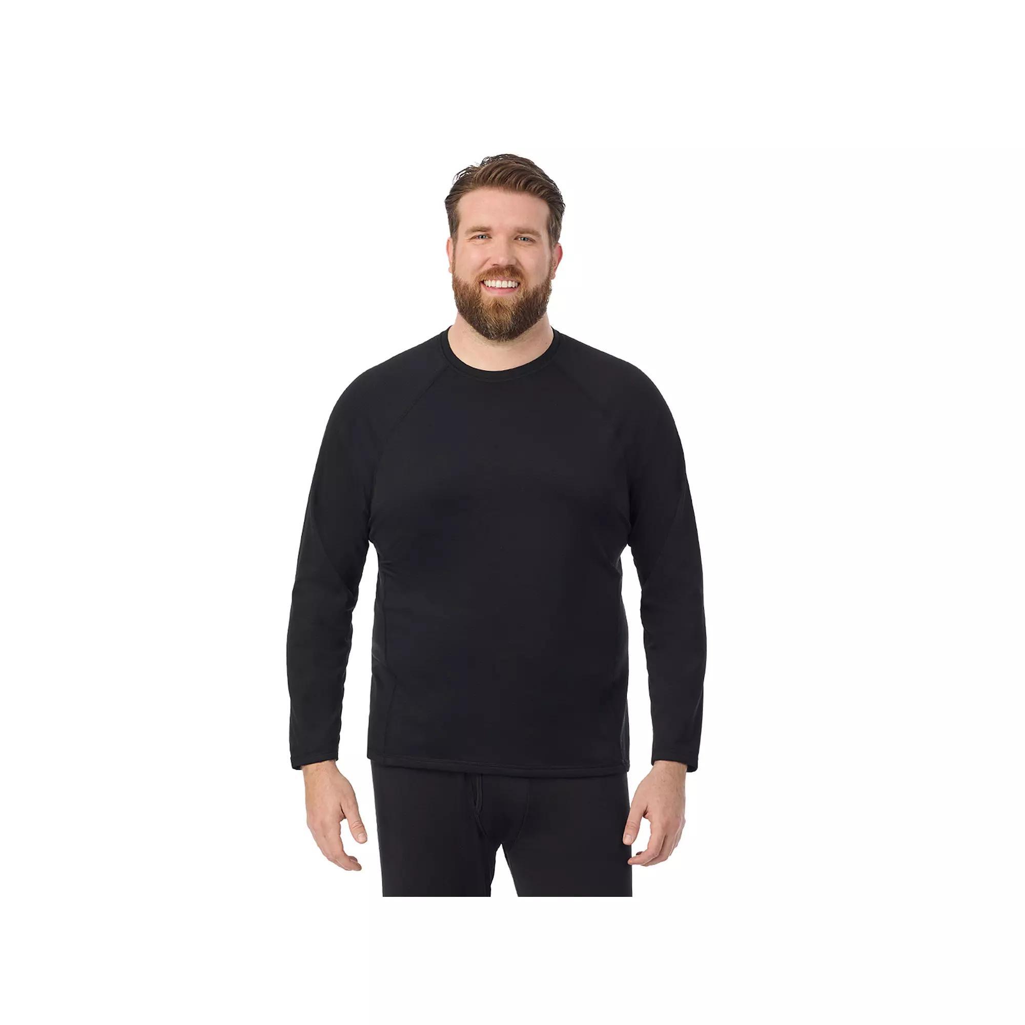 Big & Tall Cuddl Duds® Heavyweight Fleecewear Performance Base Layer Crew Top, Men's,  Product Image