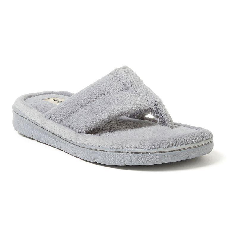 Womens Dearfoams Wrenley Terry Thong Slippers Product Image