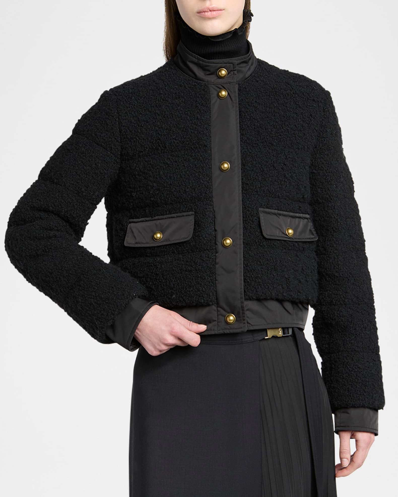 Blandy Tweed Short Down Jacket Product Image