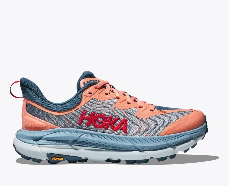 HOKA Womens Mafate Speed 4 Shoes in Deep Teal/Water Garden, Size 6 Product Image