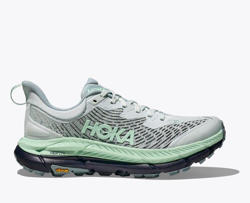 HOKA Womens Mafate Speed 4 Shoes in Deep Teal/Water Garden, Size 6 Product Image