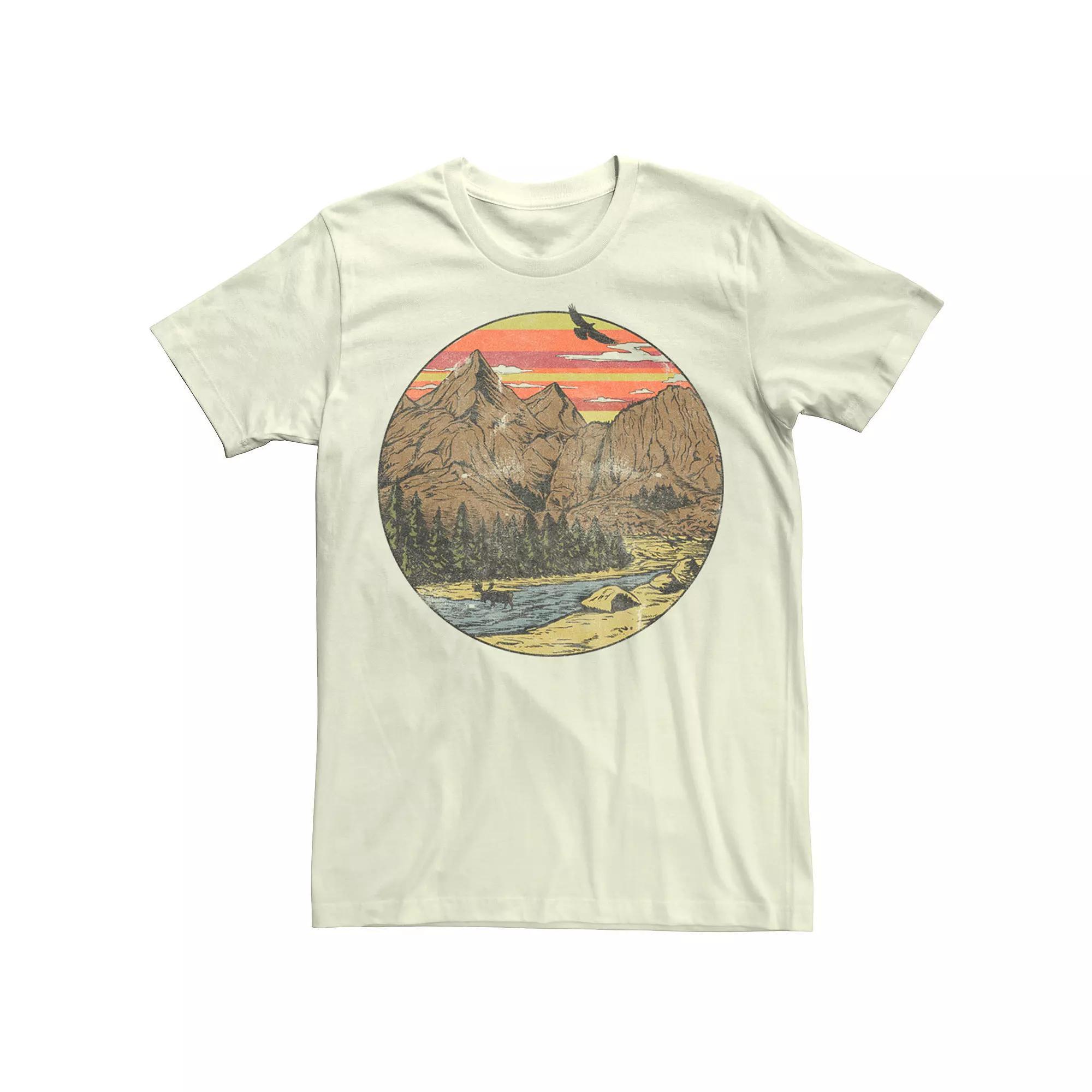 Men's Fifth Sun Mountain Falls Distressed Tee,  Product Image