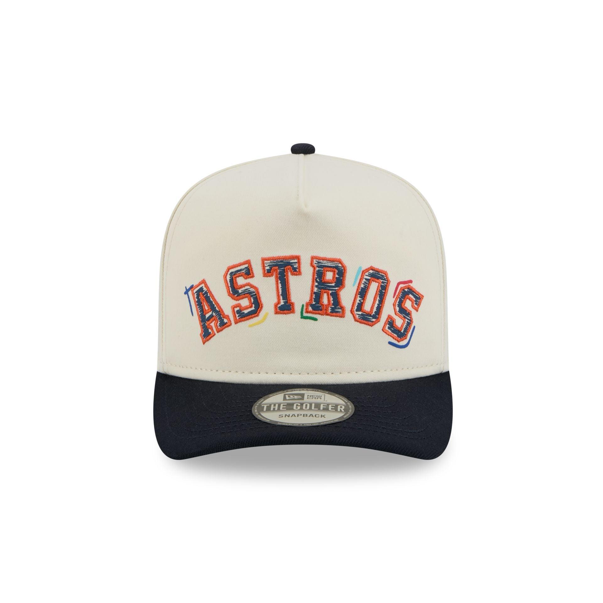 Houston Astros Team Scribble Golfer Hat Male Product Image