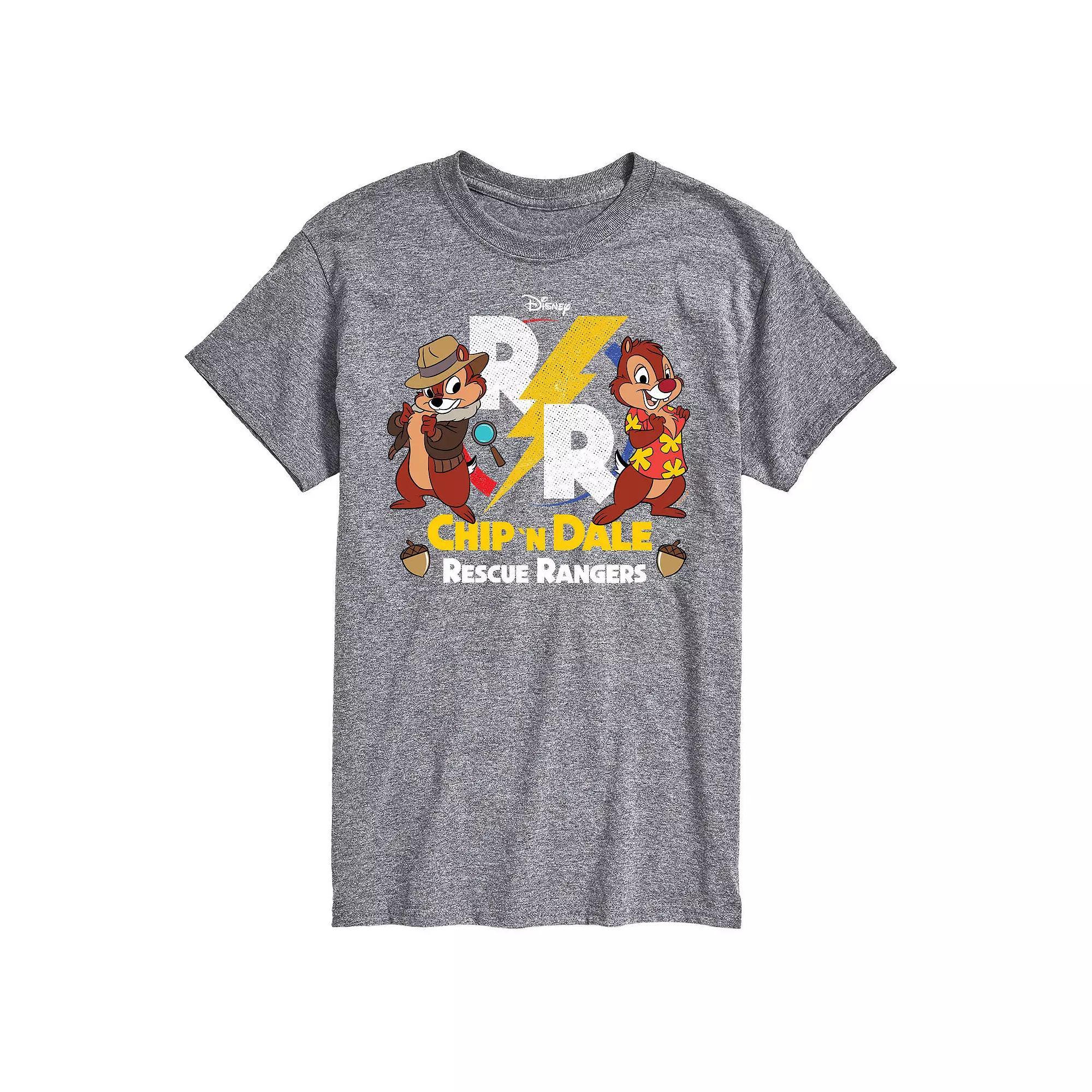 Big & Tall Disney Chip N Dale Rescue Rangers, Men's, Size: 4XL Tall, Black Product Image