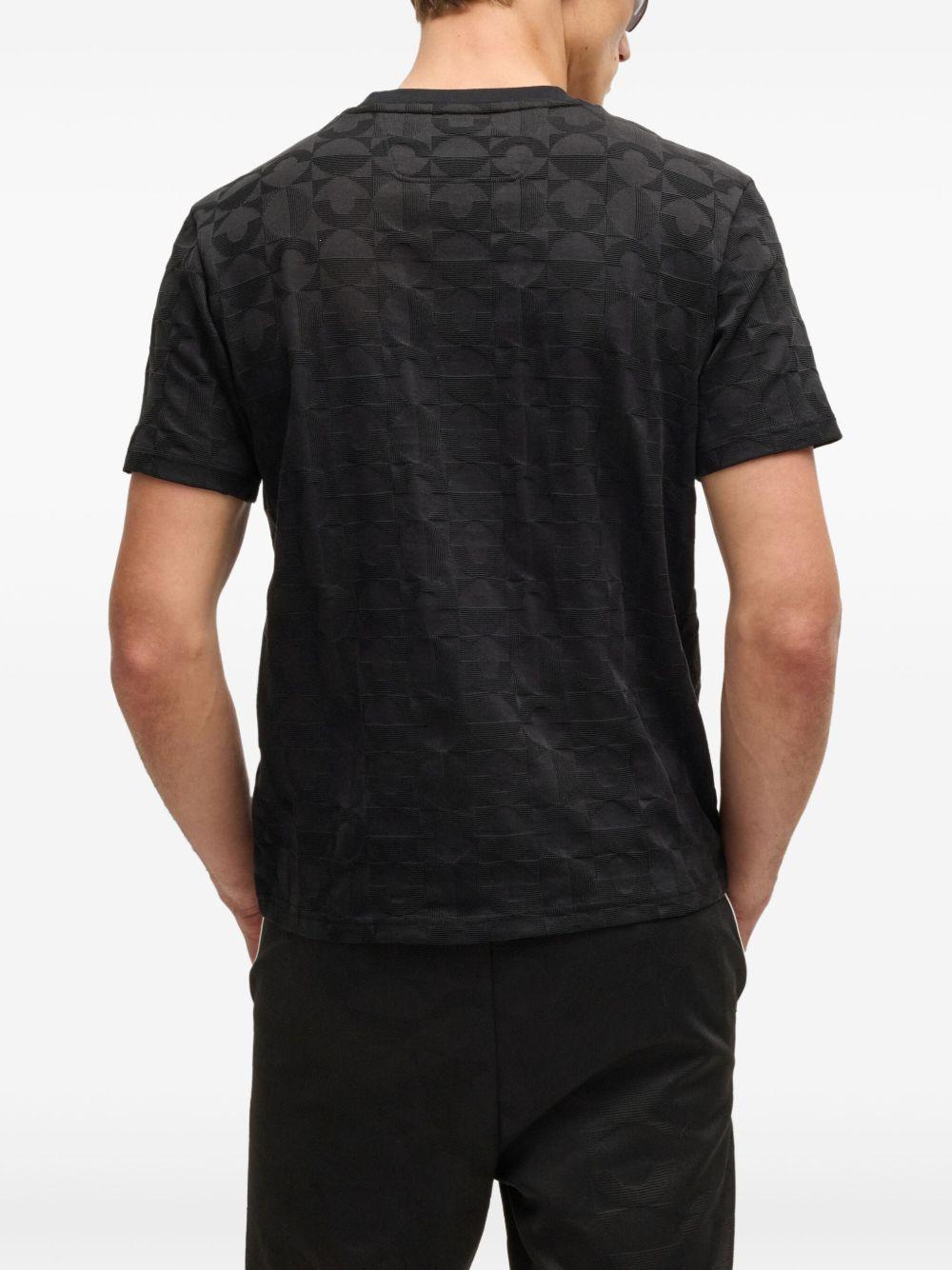geometric-jacquard T-shirt Product Image