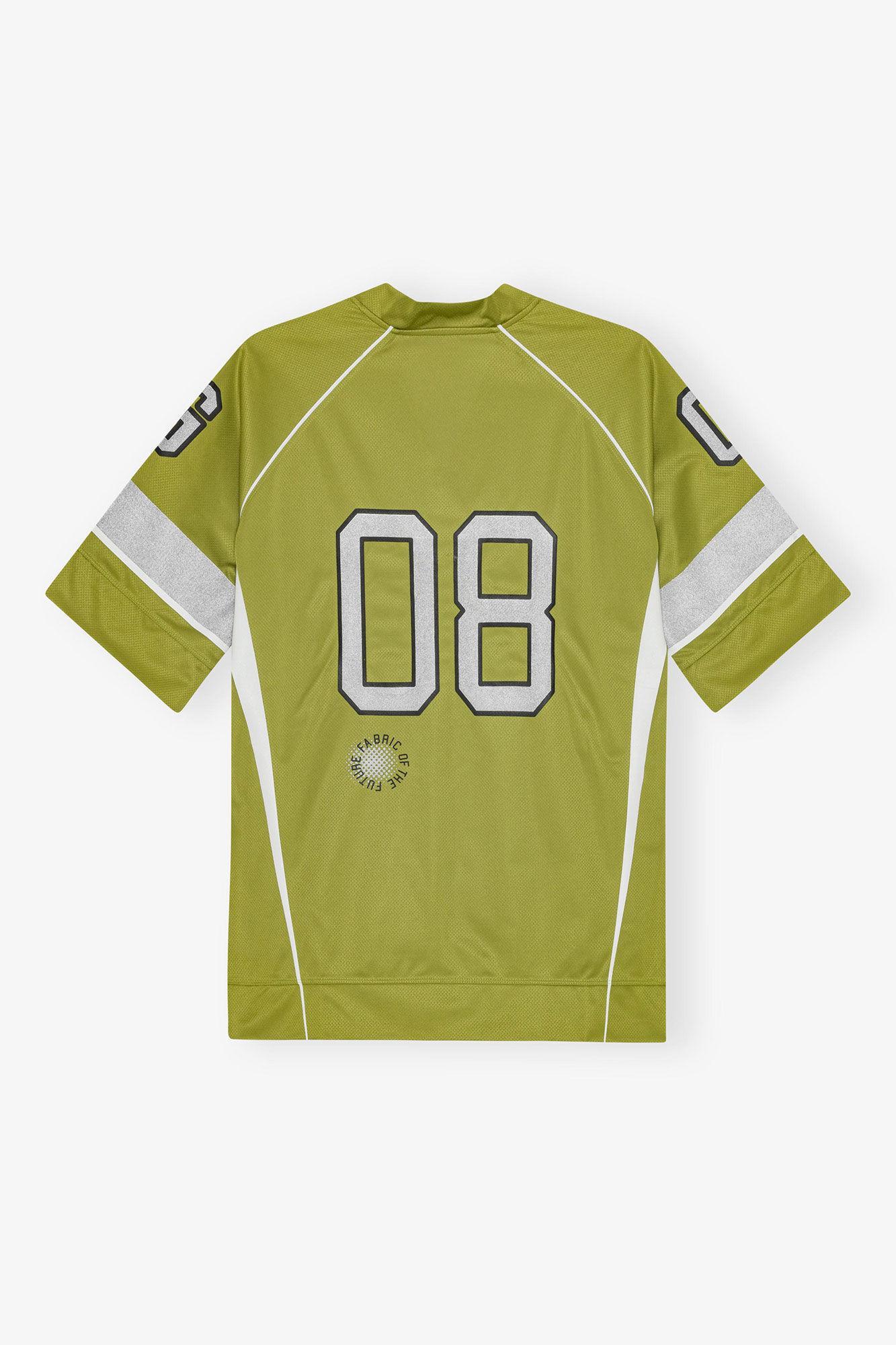 Green Future Mesh Oversized T-shirt Product Image