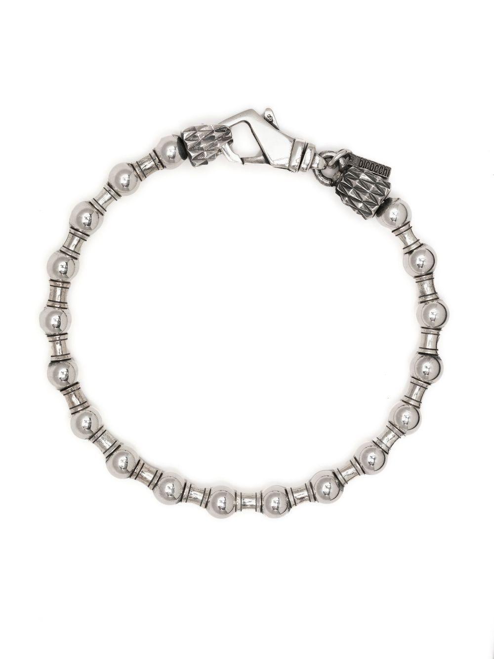 EMANUELE BICOCCHI Bead-embellished Bracelet In Silver Product Image