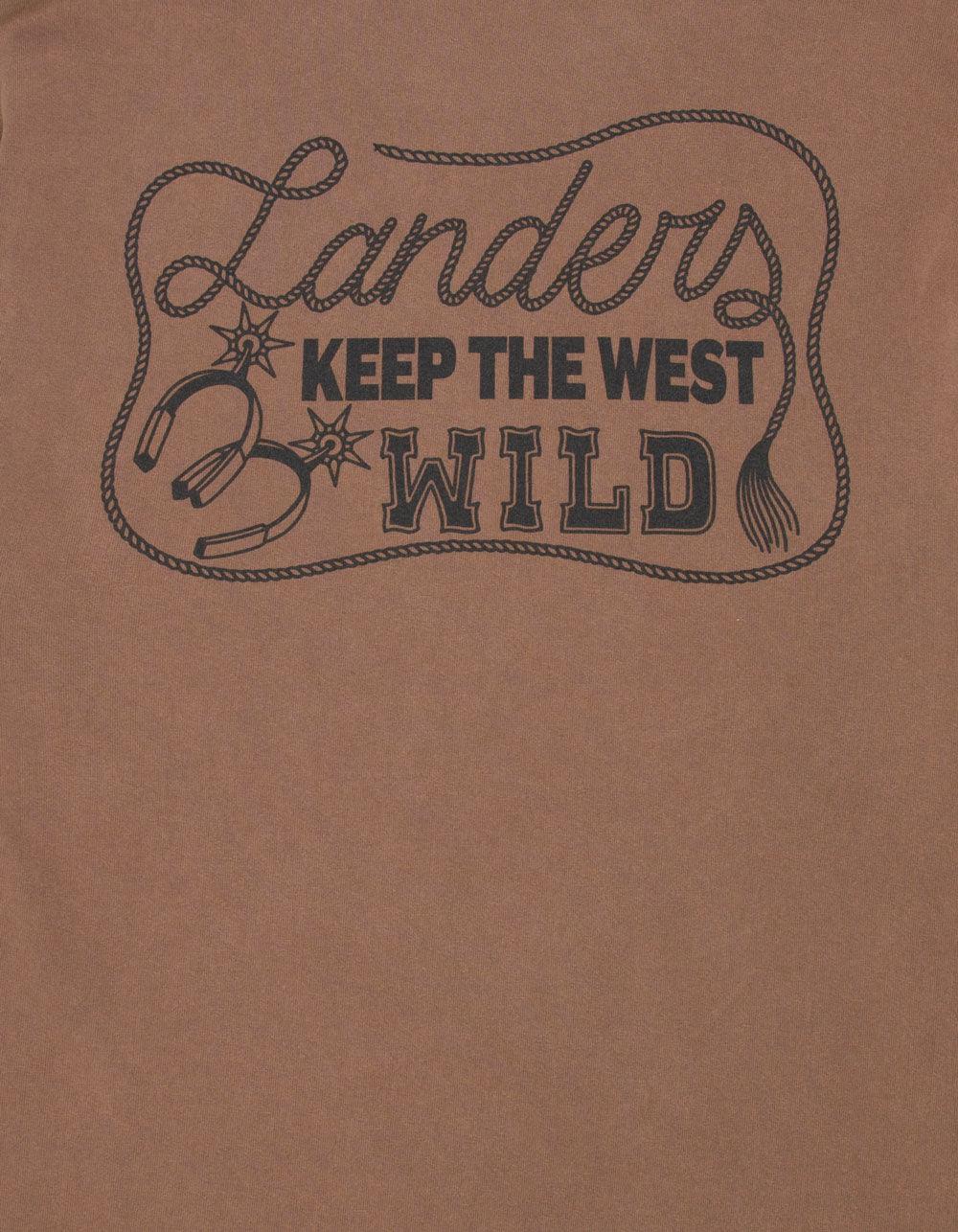 LANDERS SUPPLY HOUSE Keep The West Wild Mens Tee Product Image