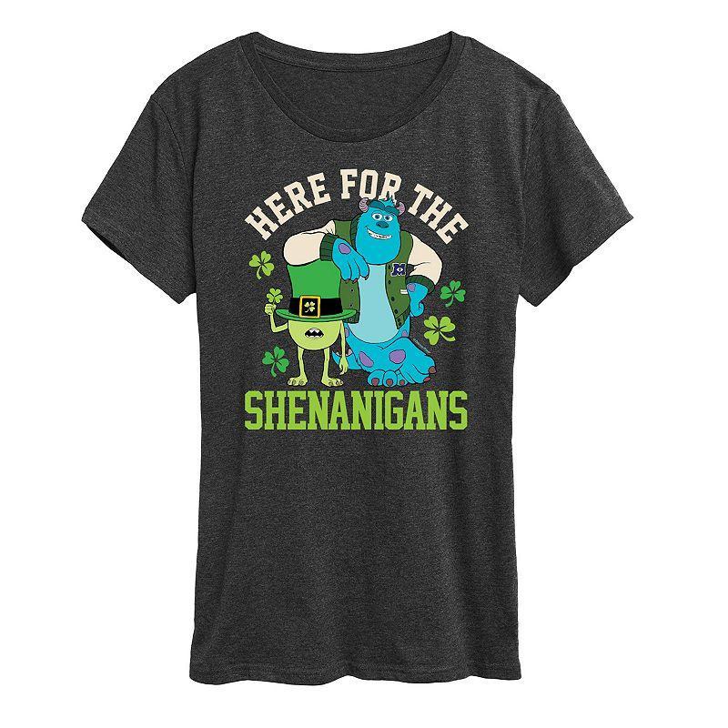 Disney / Pixars Monsters, Inc. Maternity Shenanigans Graphic Tee, Womens Blue Product Image