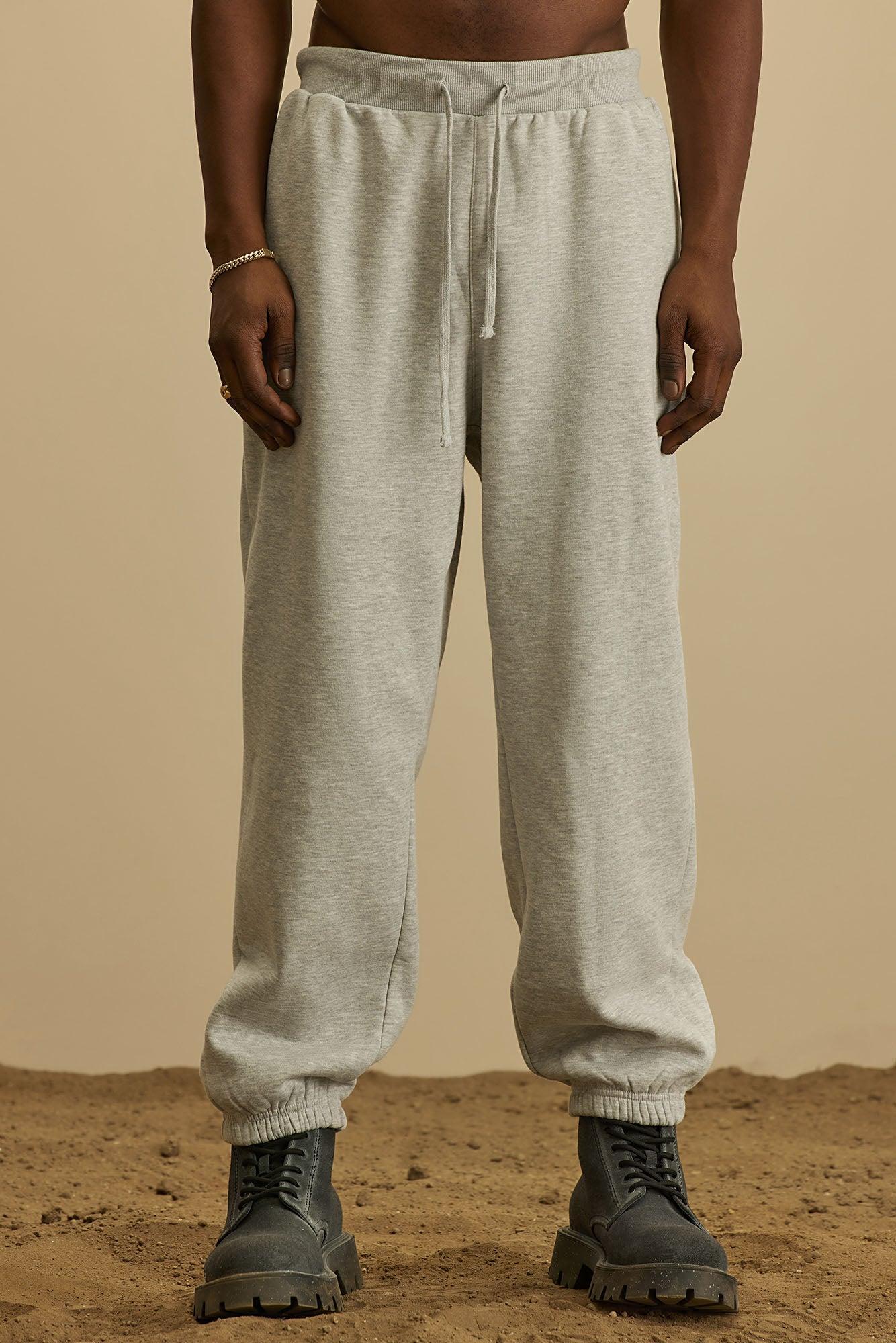 Tyson Relaxed Gusset Jogger - Heather Grey Product Image