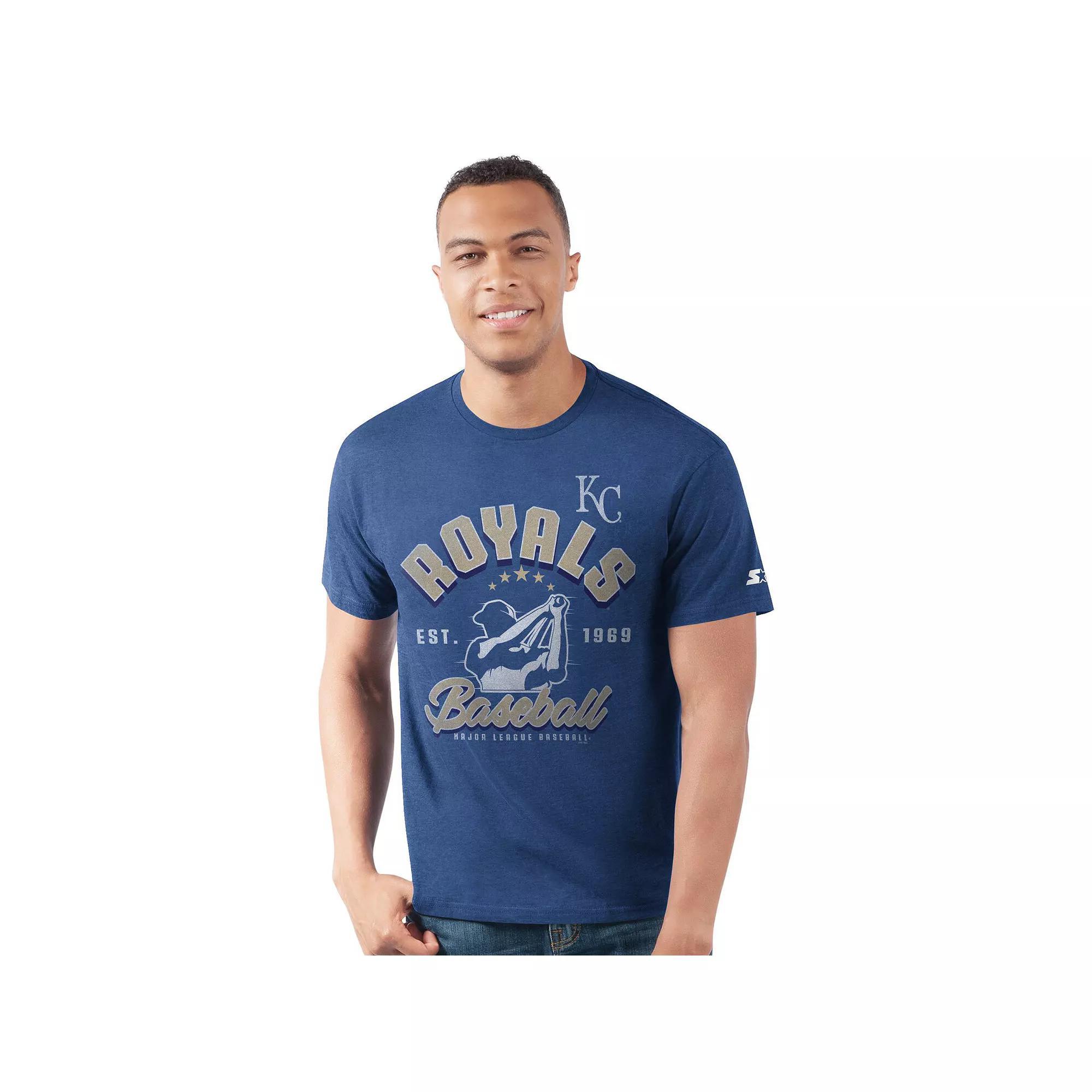 Men's Starter Royal Los Angeles Dodgers Prime Time Batter T-Shirt,  Product Image