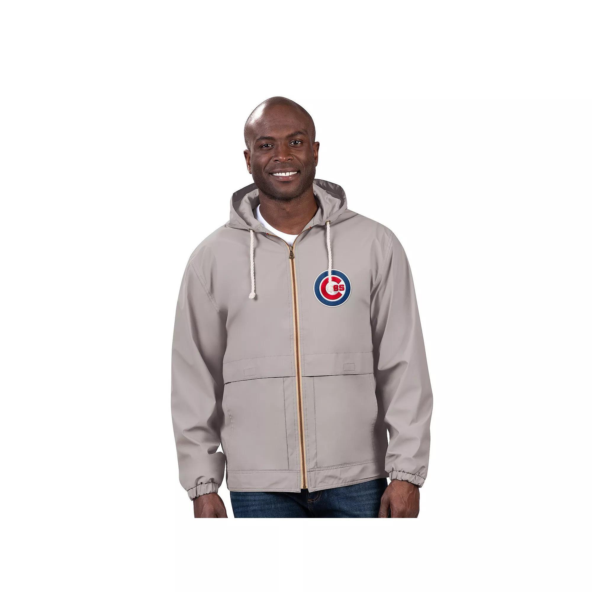 Men's G-III Sports by Carl Banks Gray Boston Red Sox Full-Zip Rain Jacket,  Product Image