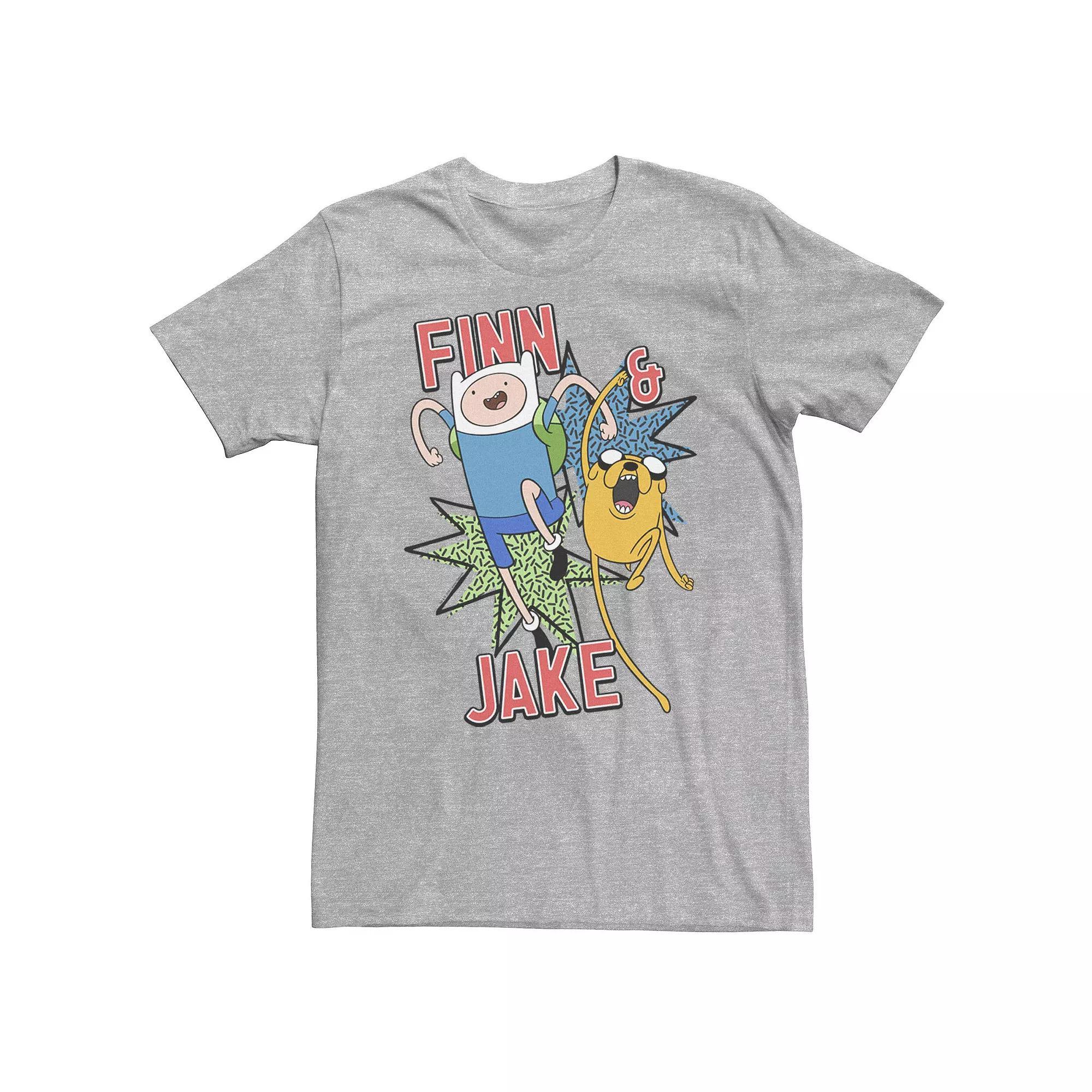 Big & Tall Cartoon Network Adventure Time Finn & Jake Kapows Tee, Men's,  Product Image